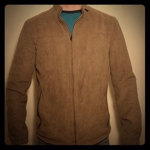 Lightweight Suede Mesh Jacket